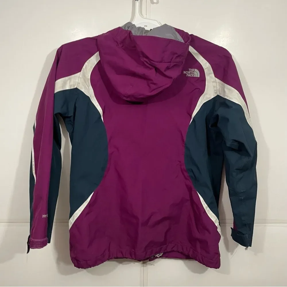 The North Face Purple Hyvent Soft Shell Weather Resistant Jacket
